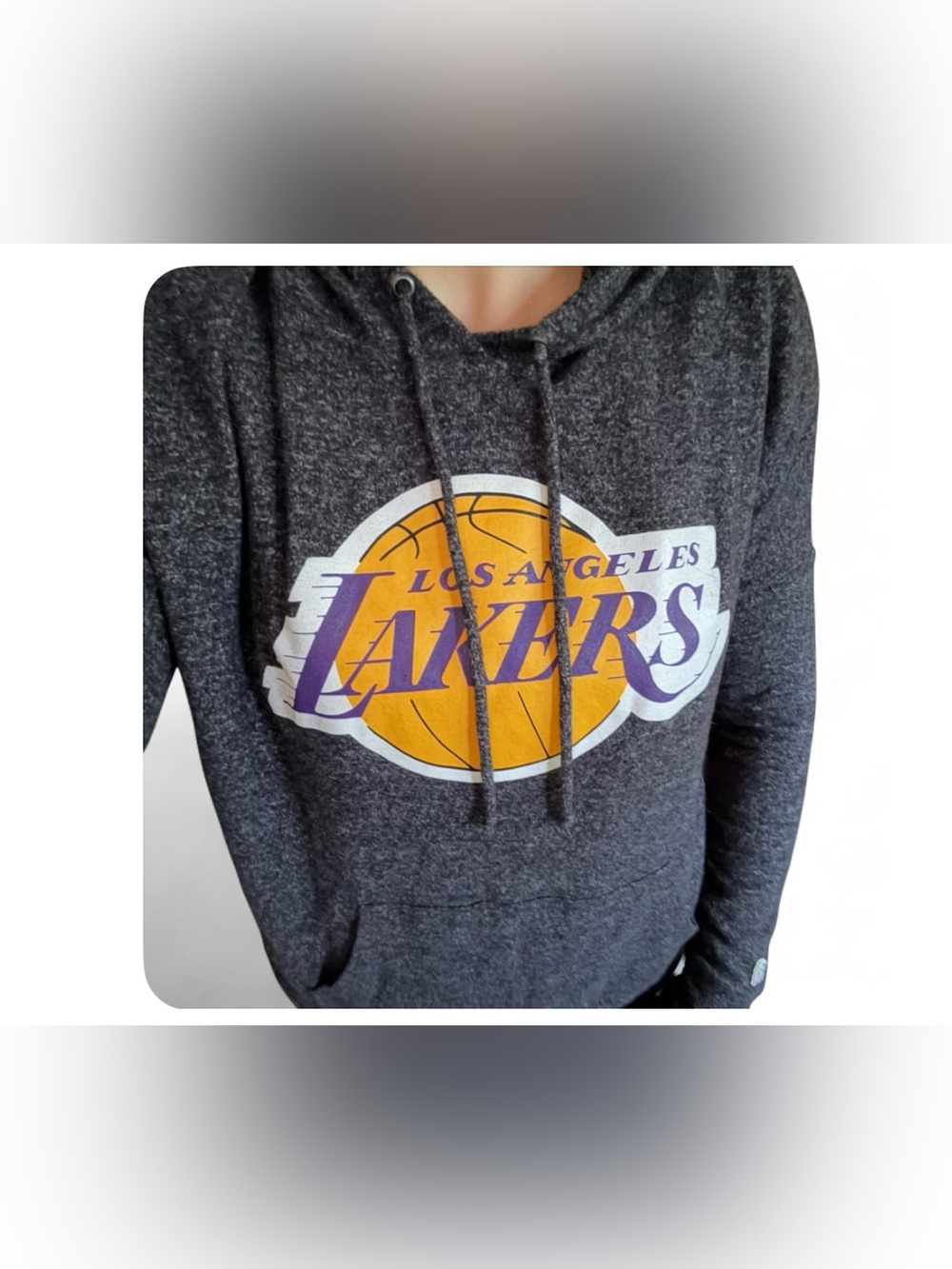 Los Angeles Lakers Gray Pullover Hoodie